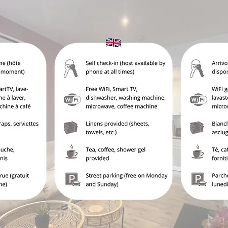 Centre-ville 200m Gare - Proche Giverny Apartment Vernon (Eure)